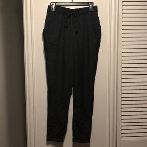Charlotte Russe Black Sheer Pants